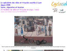 Tablet Screenshot of cyclociel.com
